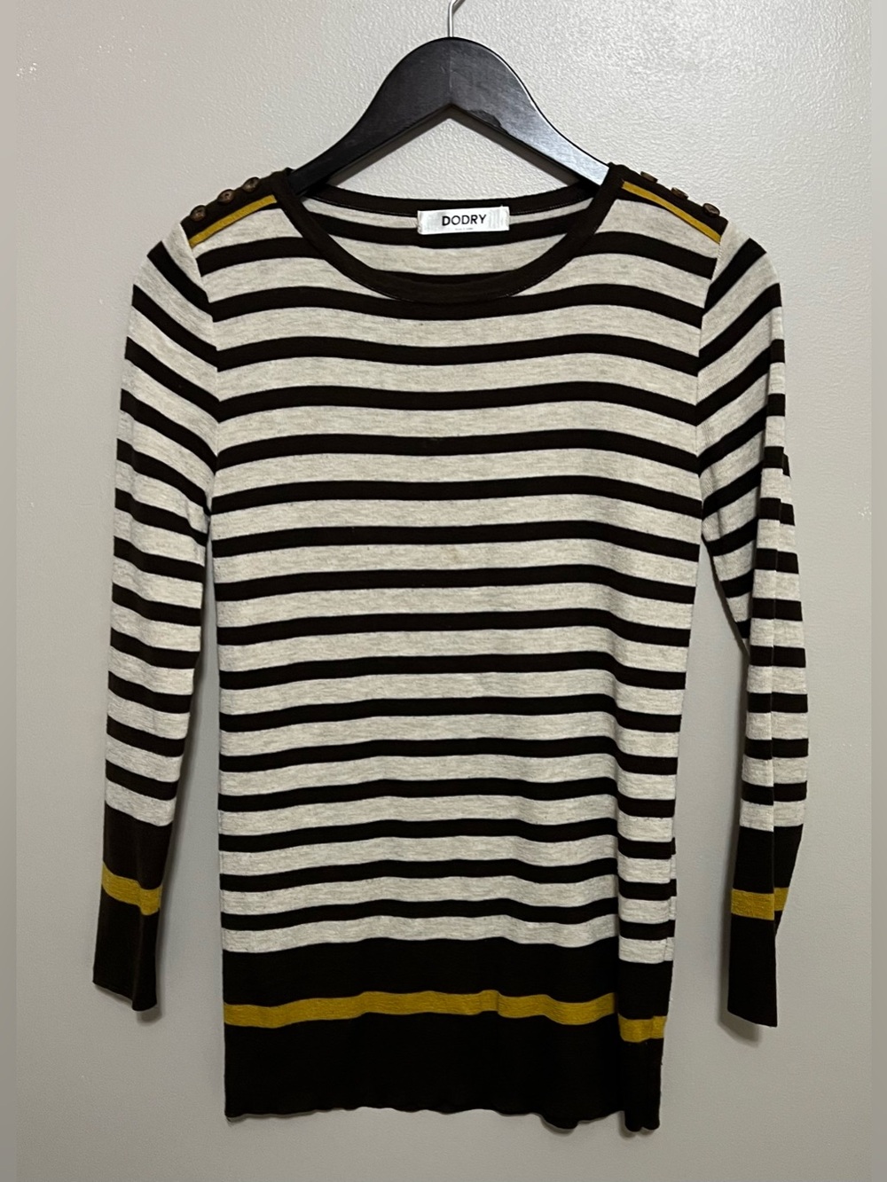 Dodry Long Sleeve Striped Sweater Size Small-no size please see measurements
